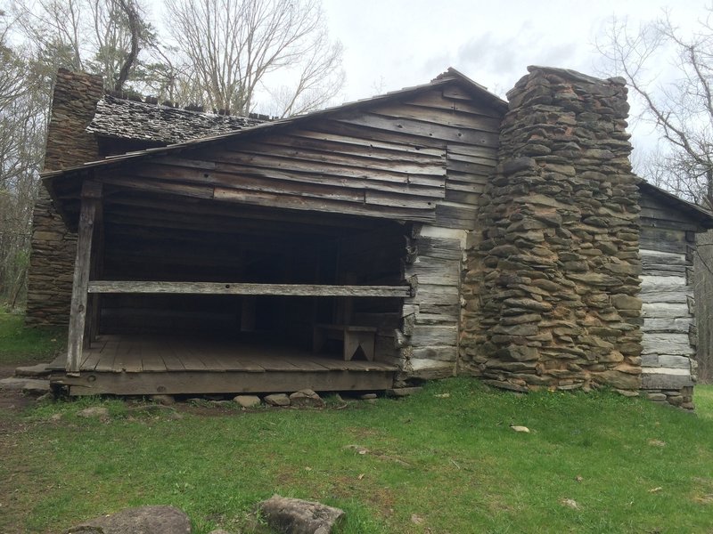 The Walker Sisters' Cabin is a beautiful, tulip-poplar-beamed structure that stands as a monument to a rich piece of Smoky Mountain history.