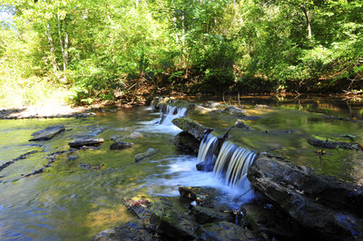 Mud Creek Falls is located just off the Dam Trail.