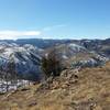 The view continues to be spectacular coming down from the summit of Mount McConnel.