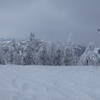 During the winter, Pilot Peak is home to an often snow-covered weatherstation.