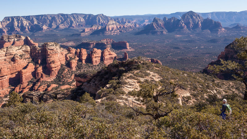 Bear Mountain Trail is certainly a trail with a view!