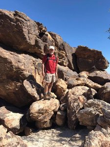 Goat Camp Trail requires that you navigate some large rocky sections.