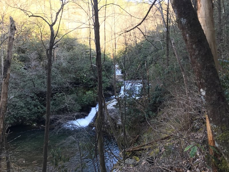 Wildcat Falls along the Slickrock Creek Trail.