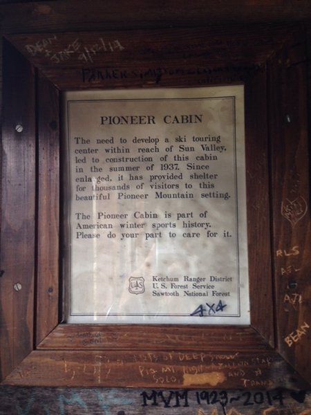 Pioneer Cabin has a rich history that's worth reading about!