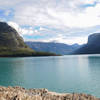 Bask in the beauty of Lake Minnewanka.