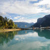 Lake Minnewanka has a day use area from which you can access the Stewart Canyon Trail or go for a boat ride if you fancy.