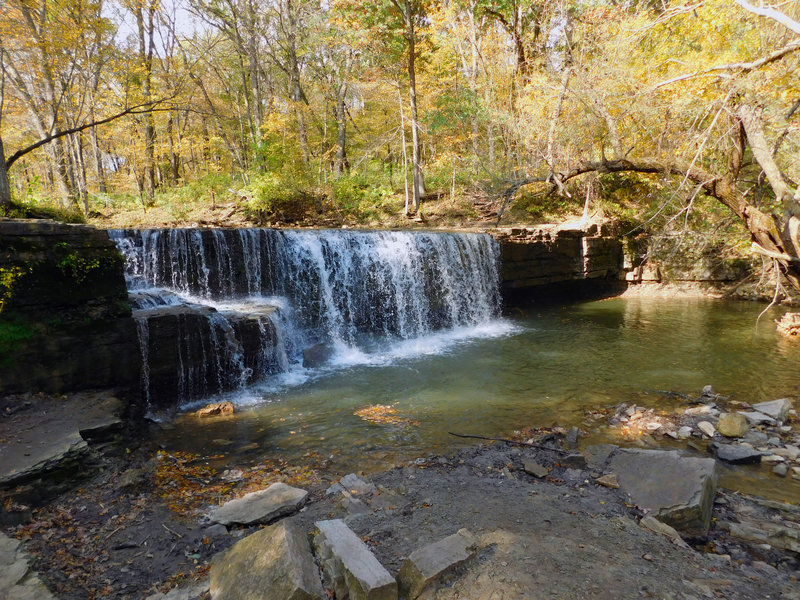 Along the Hidden Falls Trail, enjoy a graceful, creek-fed waterfall hidden in the Big Woods.