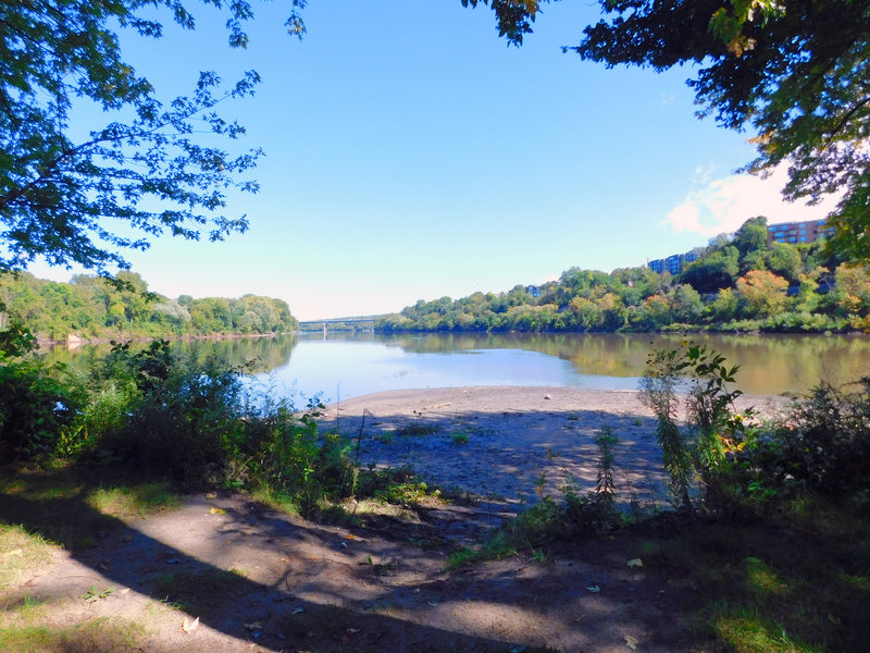 The Mississippi and Minnesota River confluence is quite a sight.