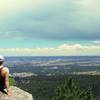 Enjoy fantastic views out over Boulder from the Saddle Rock Trail.