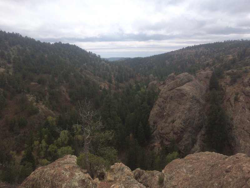 Climb just off the trail to experience these views from the surrounding clifftops.