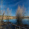 Explore the shoreline near the Meadowlark Trail.