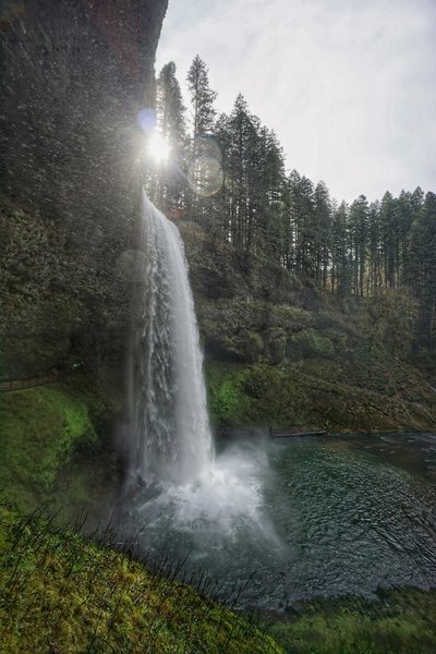 Enjoy dramatic views of South Falls in the very stunning Silver Falls State Park – it's worth a visit even if the crowds can be overwhelming.