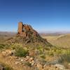 Just before the switchbacks, turn around to bask in this spot's big views.