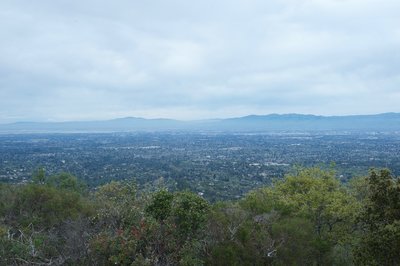 Enjoy copious views of Silicon Valley from the Aquinas Trail.