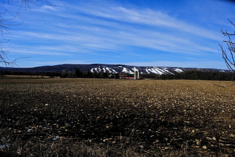 You can see Blue Mountain Ski Resort right from the trailhead.