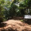 Interpretive signs along the trail tell the story of Otter Mound Preserve.