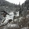 Bear Creek Falls takes on a new beauty in the wintertime.