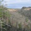 Pinch 'Em Tight Gap can be seen off in the distance from Hanson's Point.