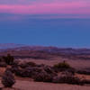 The light fades on Ryan Mountain.