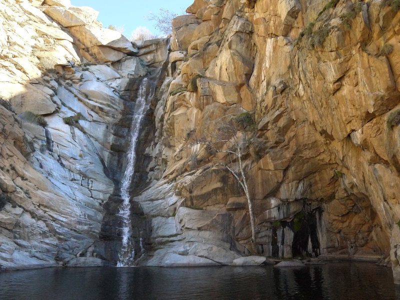 Cedar Creek Falls is both beautiful and can provide some welcome shade depending on the time of day.