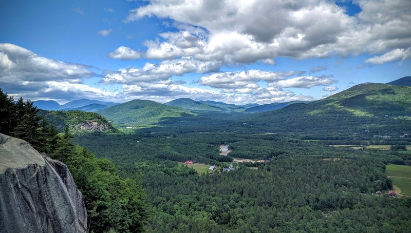 Echo Lake State Park's Cathedral Ledge offers a gorgeous look into North Conway and the Whites.