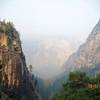 The Mist Trail follows the Merced River up a gorgeous canyon.