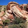 Red Rock Canyon is home to many interesting rock formations.