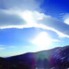 A cloud rolls over Lake Isabelle.