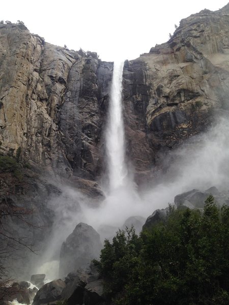 Bridalveil Falls is beautiful all year, but especially in the spring after 2017's heavy rain and snowfall.