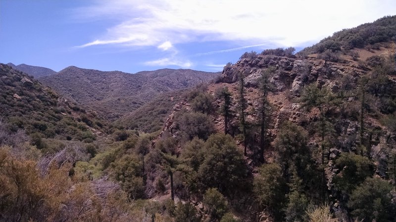 Lion Canyon Trail offers great views of the surrounding mountainscape.