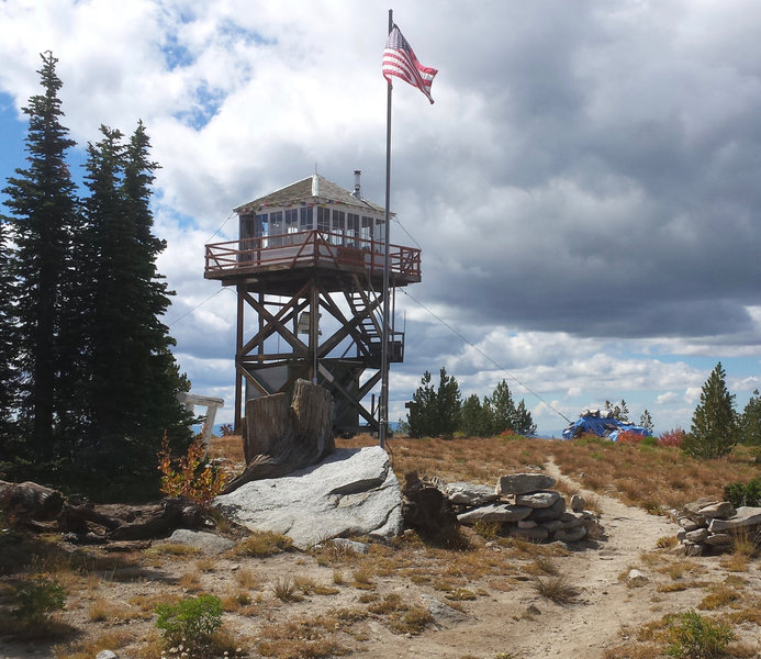 Granite Mountain Lookout tops out at 8,478 feet.