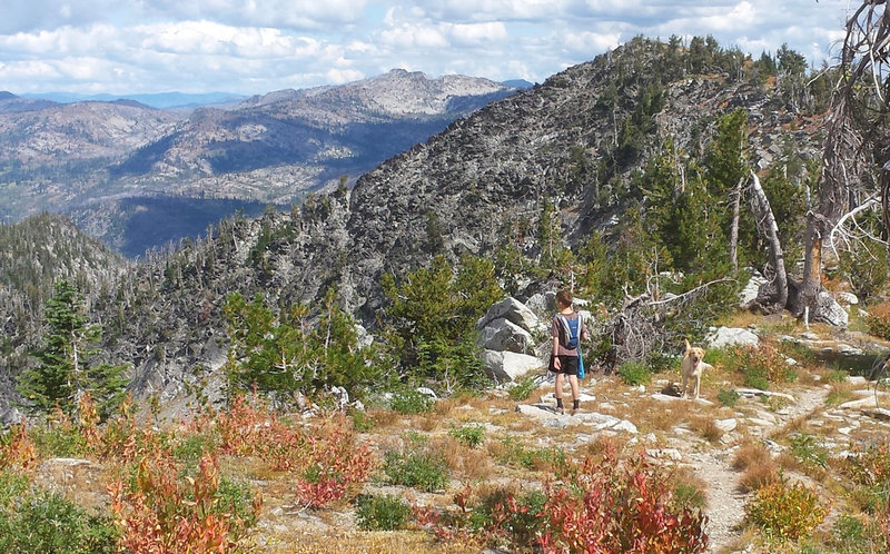 Just below Granite Mountain Lookout, the view is pretty spectacular to the west.