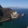 Experience exceptional views of Potato Harbor and the west end of Santa Cruz Island, 16 miles in the distance, from the end of Potato Harbor Road.