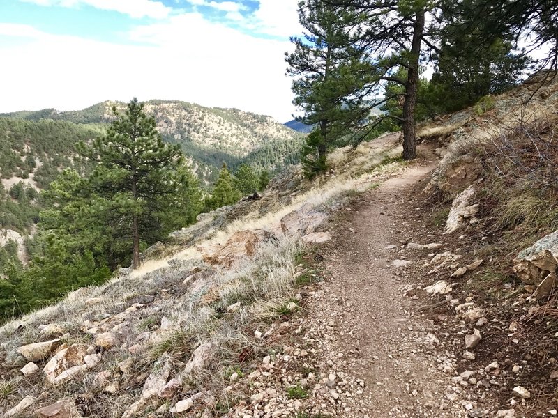 Cruising along Benjamin Loop, look off to the side to enjoy great views.