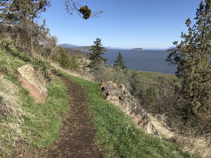 The Klamath Ridgeview Trail offers great views of Klamath Lake.