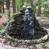 Water feature along one of the many paths.