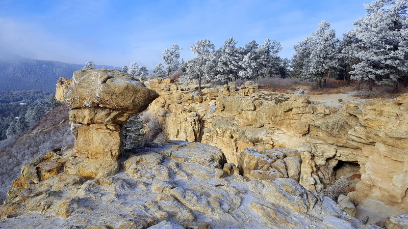 A light dusting of snow and frost makes for a wonderful sight.