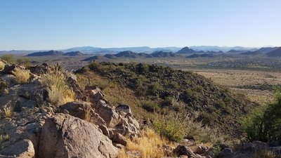 The view is stellar from the top of the Sunrise Mountain Trail.