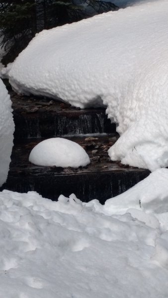 Deadhorse Creek is beautiful covered in snow.