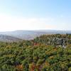 Emerge from the Lemon Squeeze for this rewarding view of the surrounding Catskill Mountains.