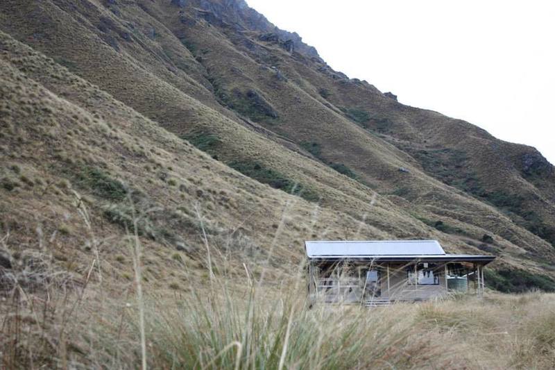 The Fern Burn Hut is a welcome sight after a long day on the trail.