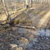 This creek crossing can get quite muddy!