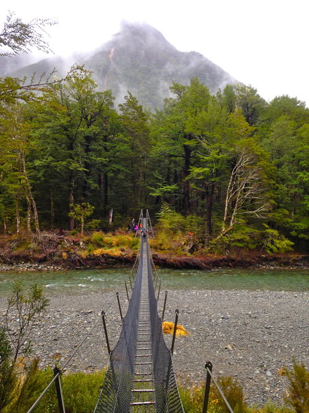 Navigate this narrow bridge crossing on the Lakehead Track.