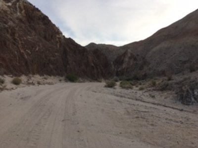 Entering Sin Nombre Canyon.