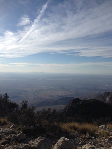 Enjoy great views from Guadalupe Peak!