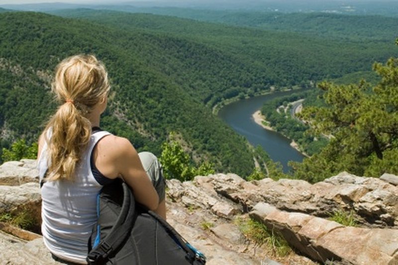 Angel's Rest is the perfect place to take in views of the area.