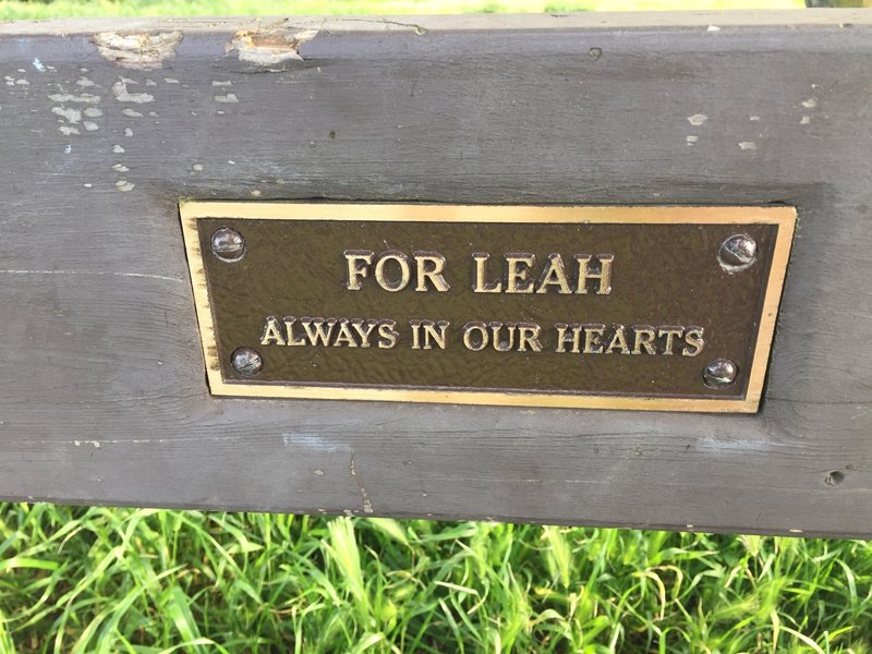 Leah lives on through the beautiful views from this trail.