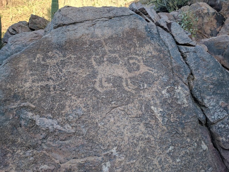 This is just a sampling of the hieroglyphics you'll see along the trail.