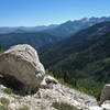 Enjoy great views to the east from halfway up the trail.