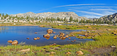 Blackbird Lake is beautiful, but shallow.